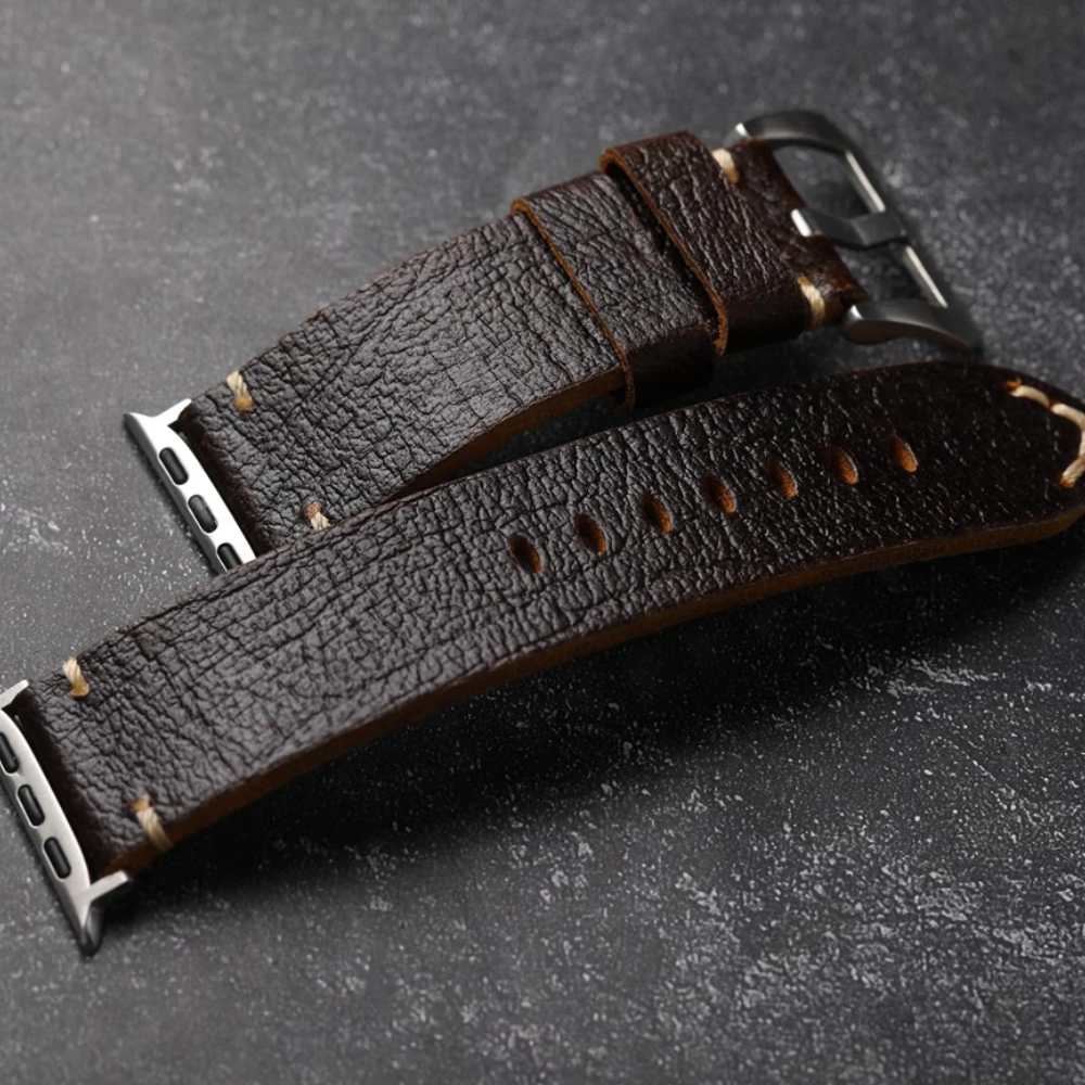 Vintage Horween Læder Strap Til Apple Watch