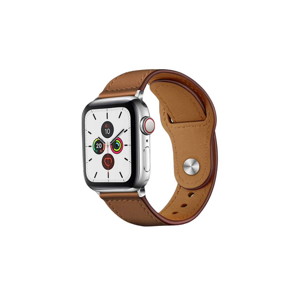Elegant Læder Loop Strap Til Apple Watch