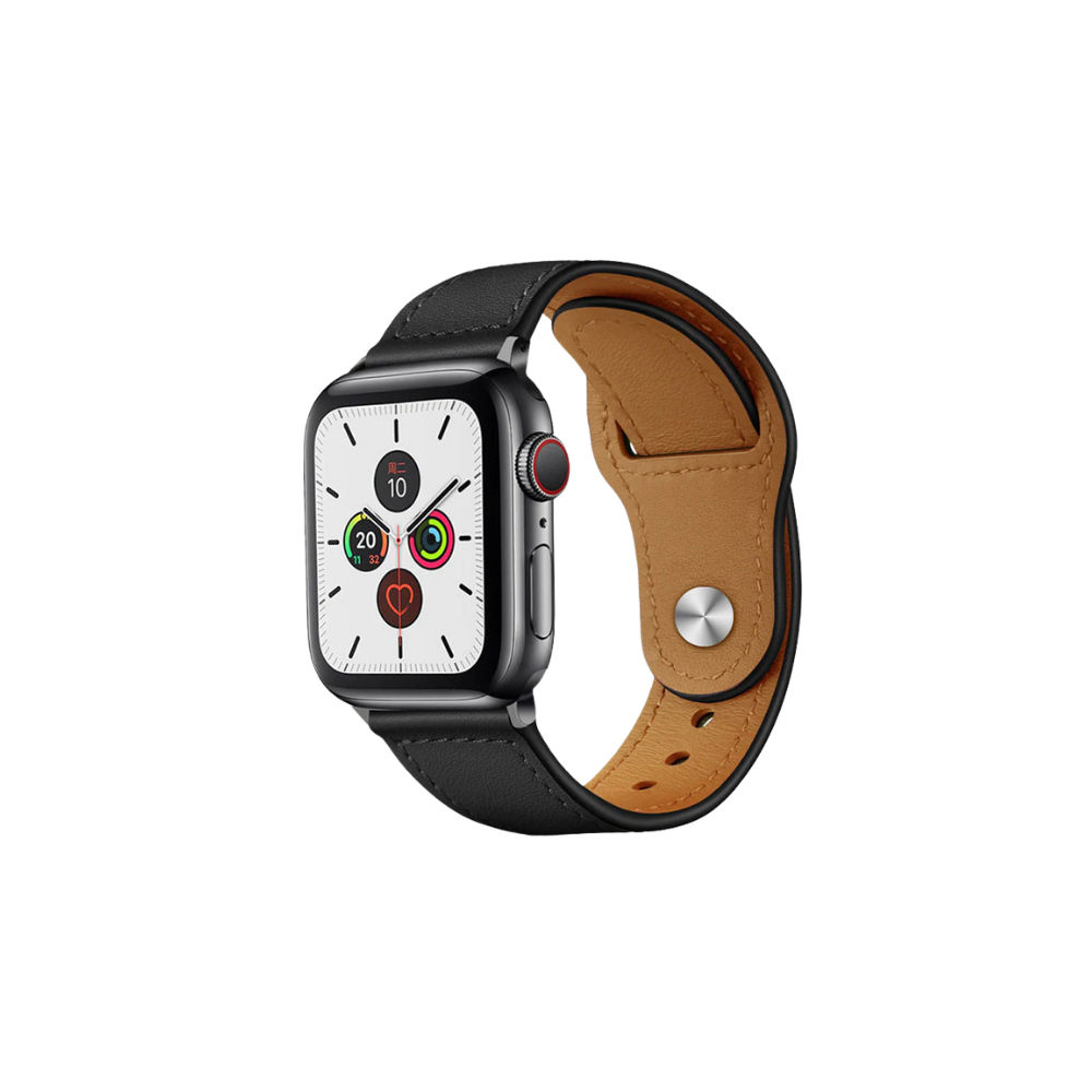 Elegant Læder Loop Strap Til Apple Watch