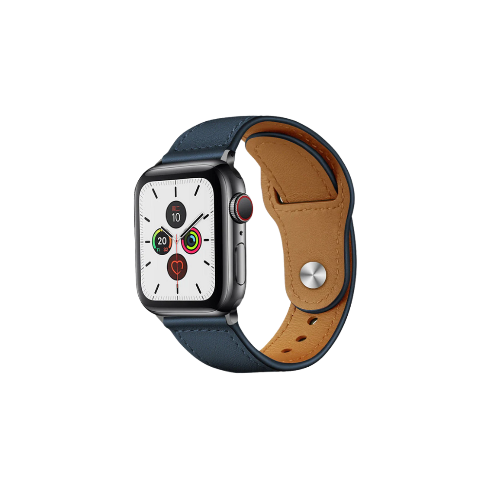 Elegant Læder Loop Strap Til Apple Watch