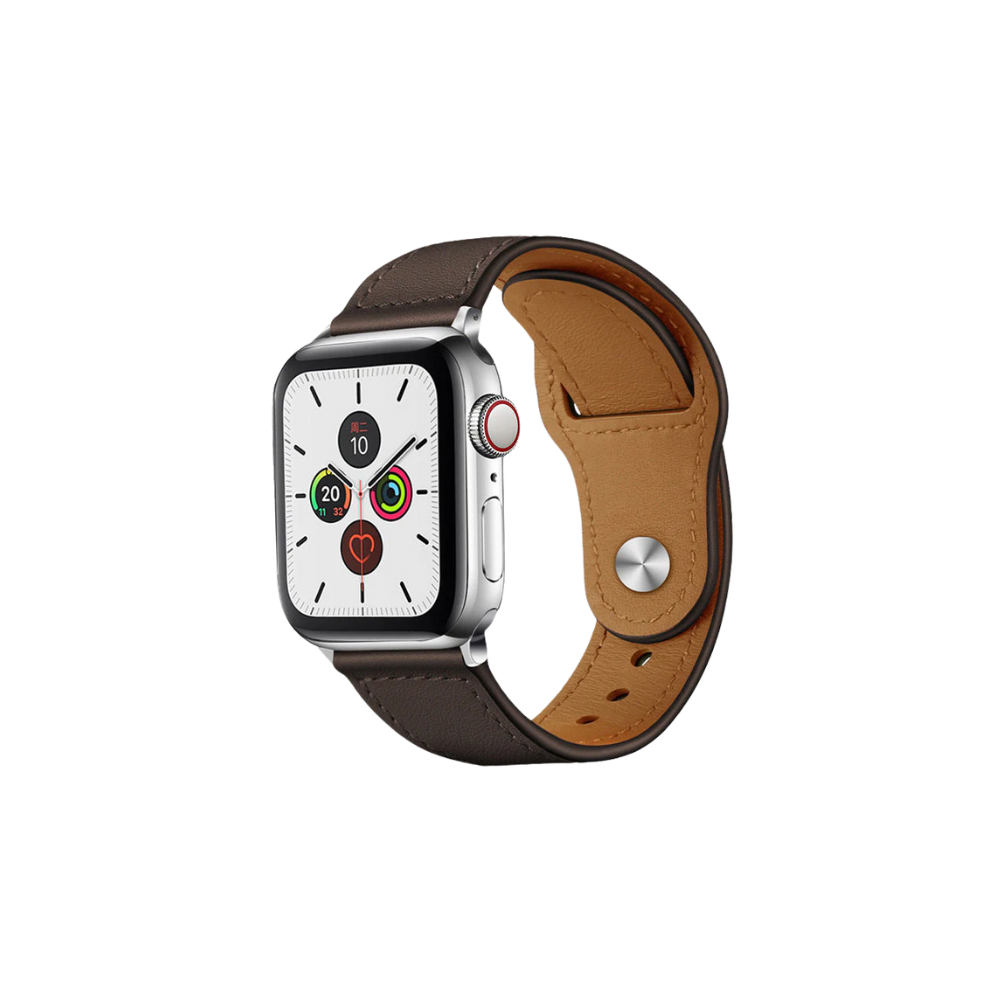 Elegant Læder Loop Strap Til Apple Watch