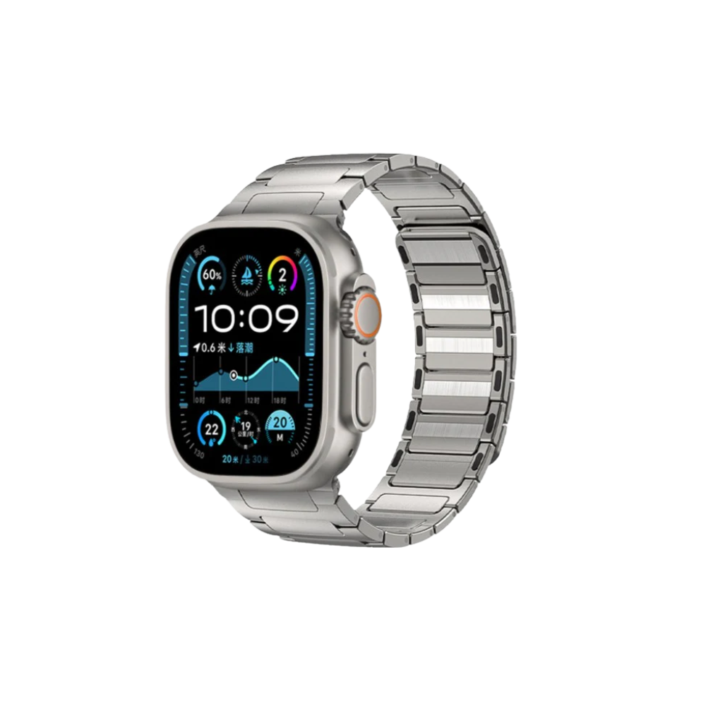 Magnetisk Strap I Rustfrit Stål Til Apple Watch