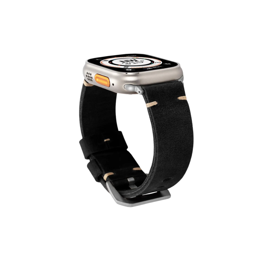 Vintage læderrem Til Apple Watch
