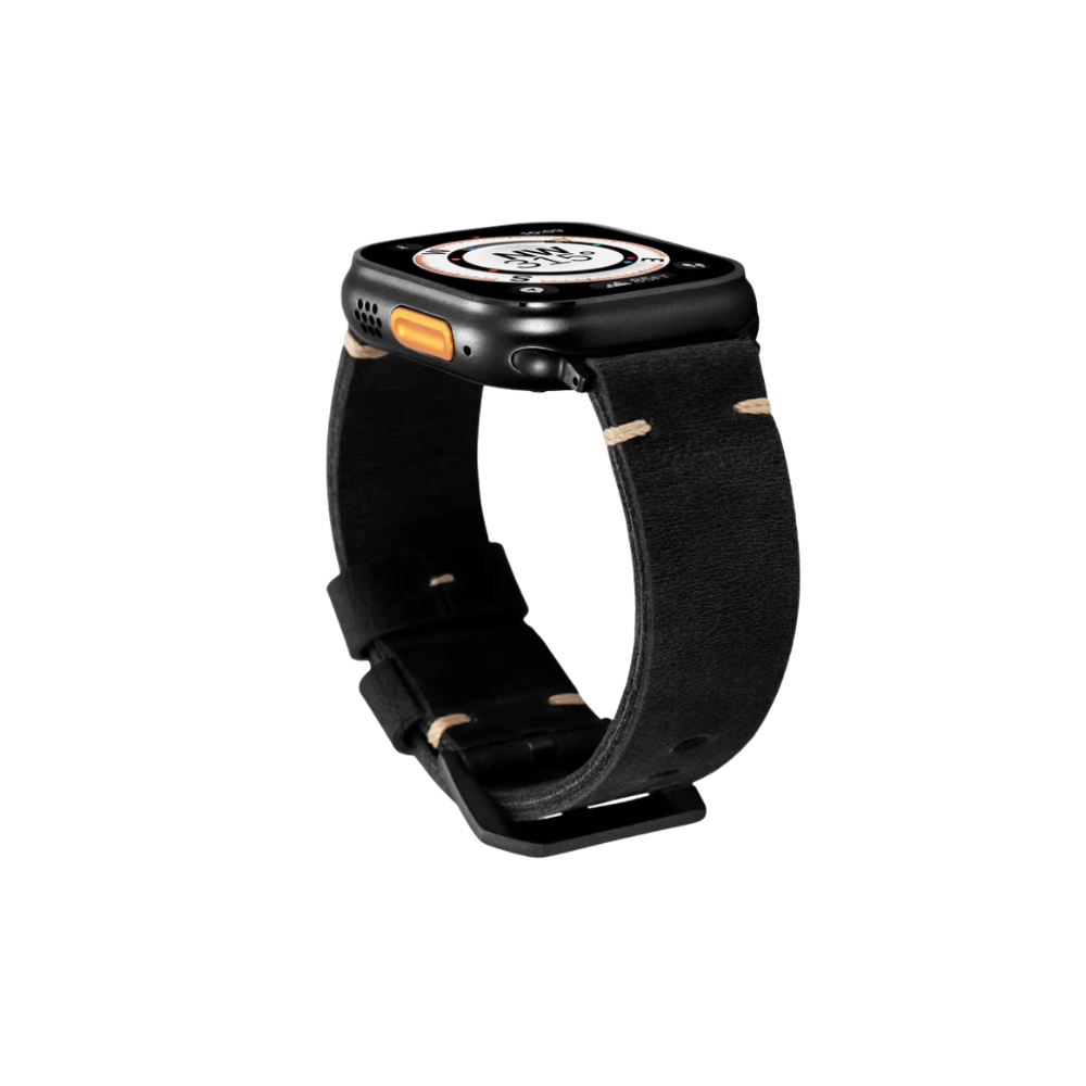 Vintage læderrem Til Apple Watch