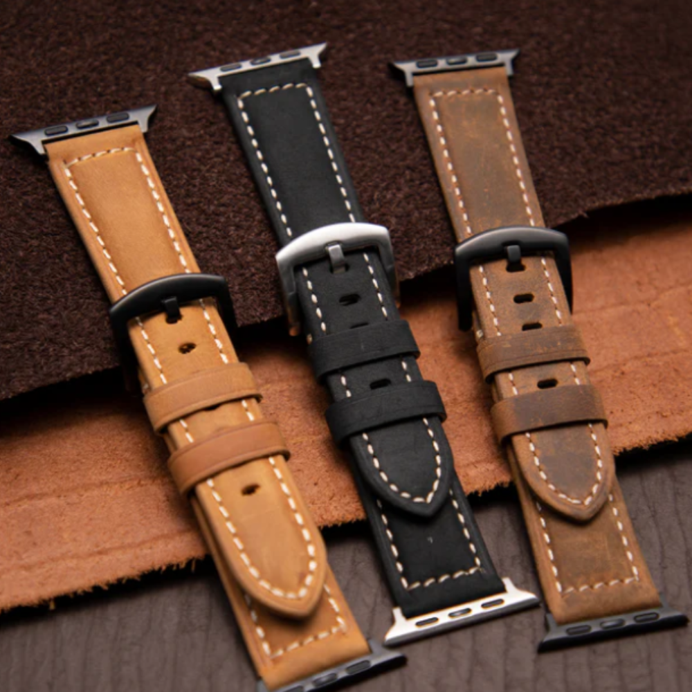 Klassisk Læder Strap Til Apple Watch