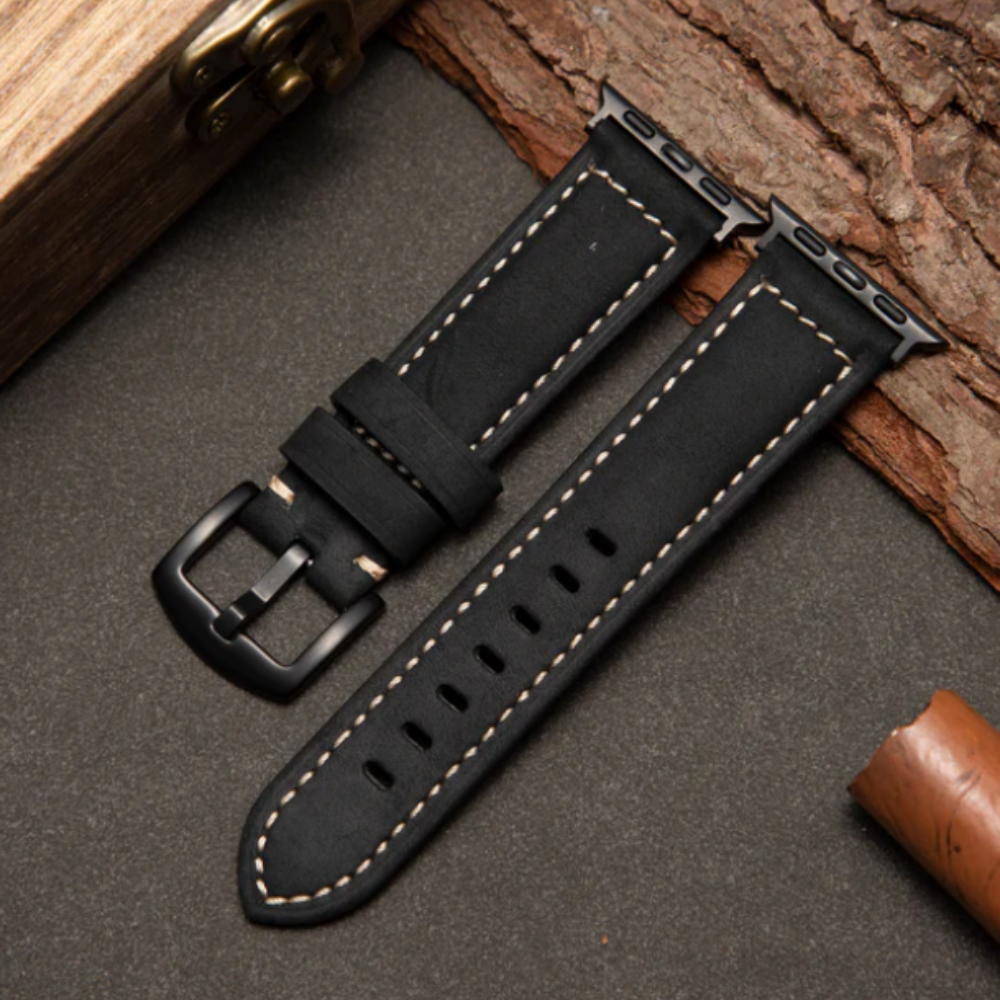 Klassisk Læder Strap Til Apple Watch