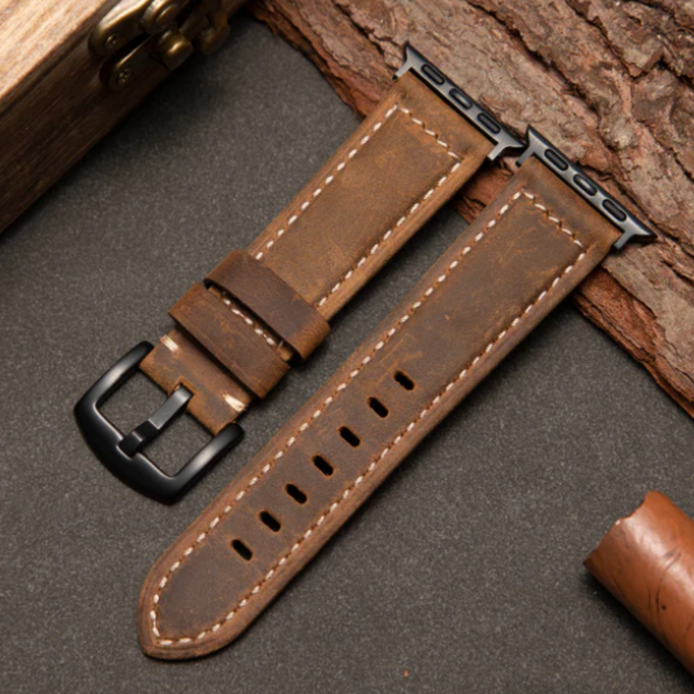 Klassisk Læder Strap Til Apple Watch
