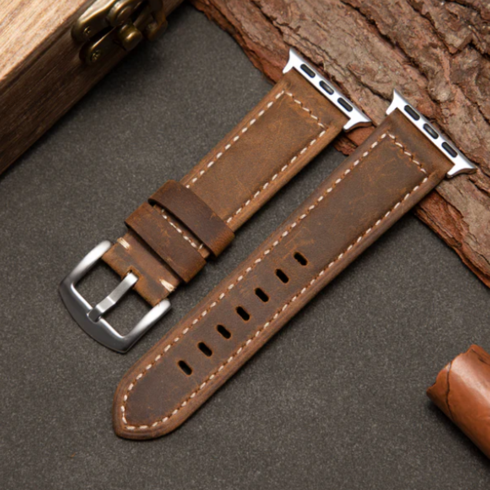 Klassisk Læder Strap Til Apple Watch