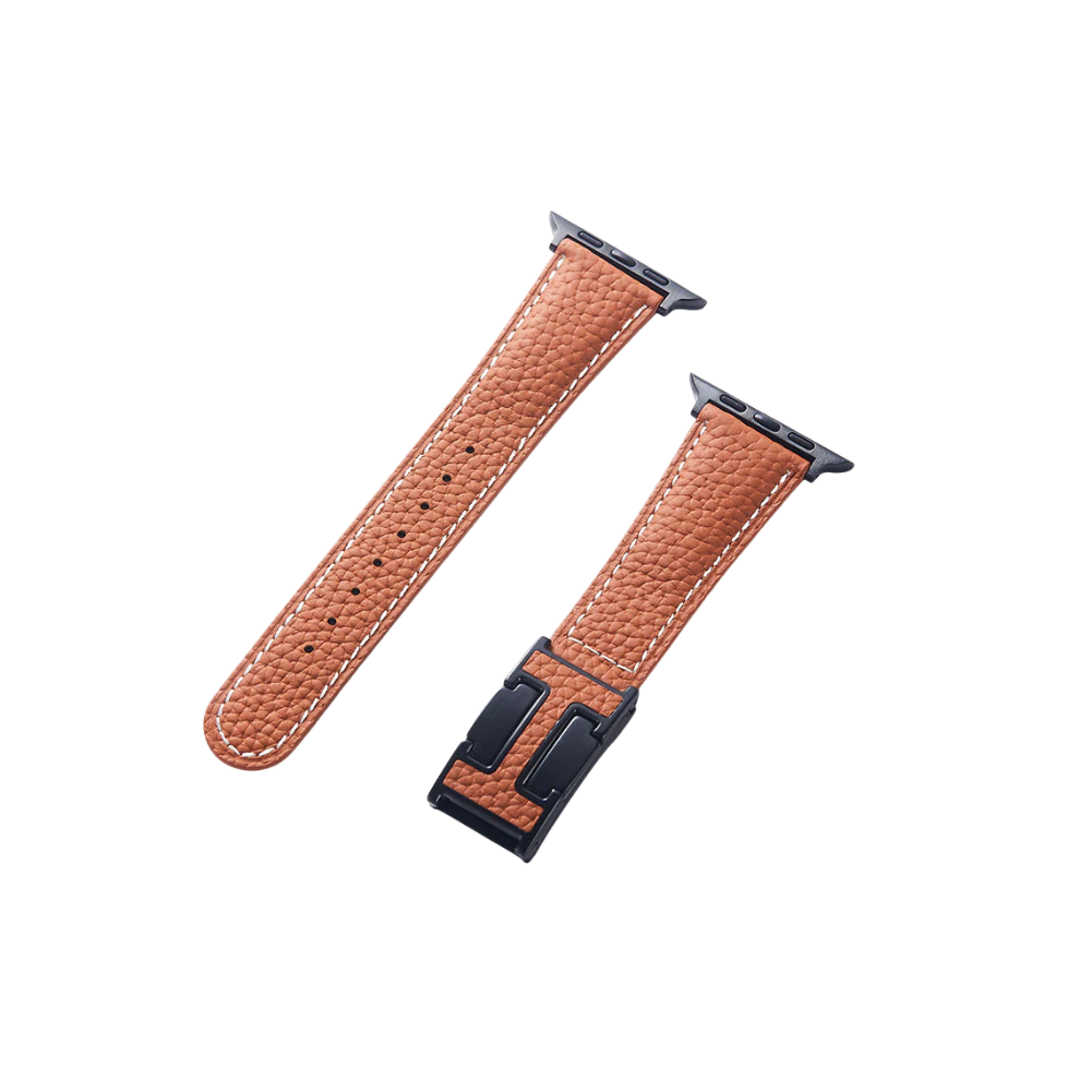 Magnetisk H Læder Strap Til Apple Watch